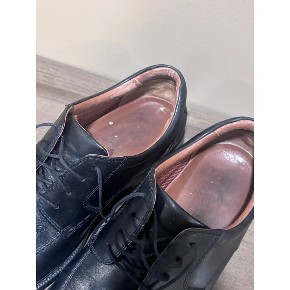 Johnston & Murphy XC4 Waterproof Mens Size 10XW Black Leather Bicycle Toe Shoe
